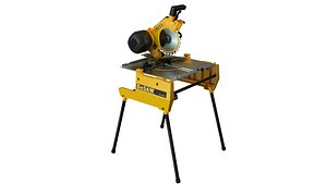 machine saw clean 3D model