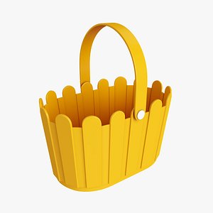 plastic basket handle 3D model