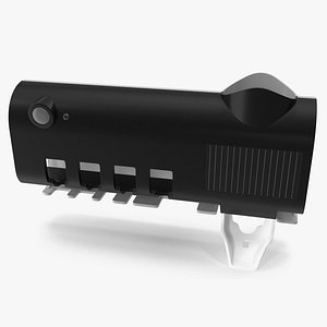 Electric UV Sterilizer Toothbrush Holder Black