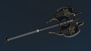 axe weapons 3D model