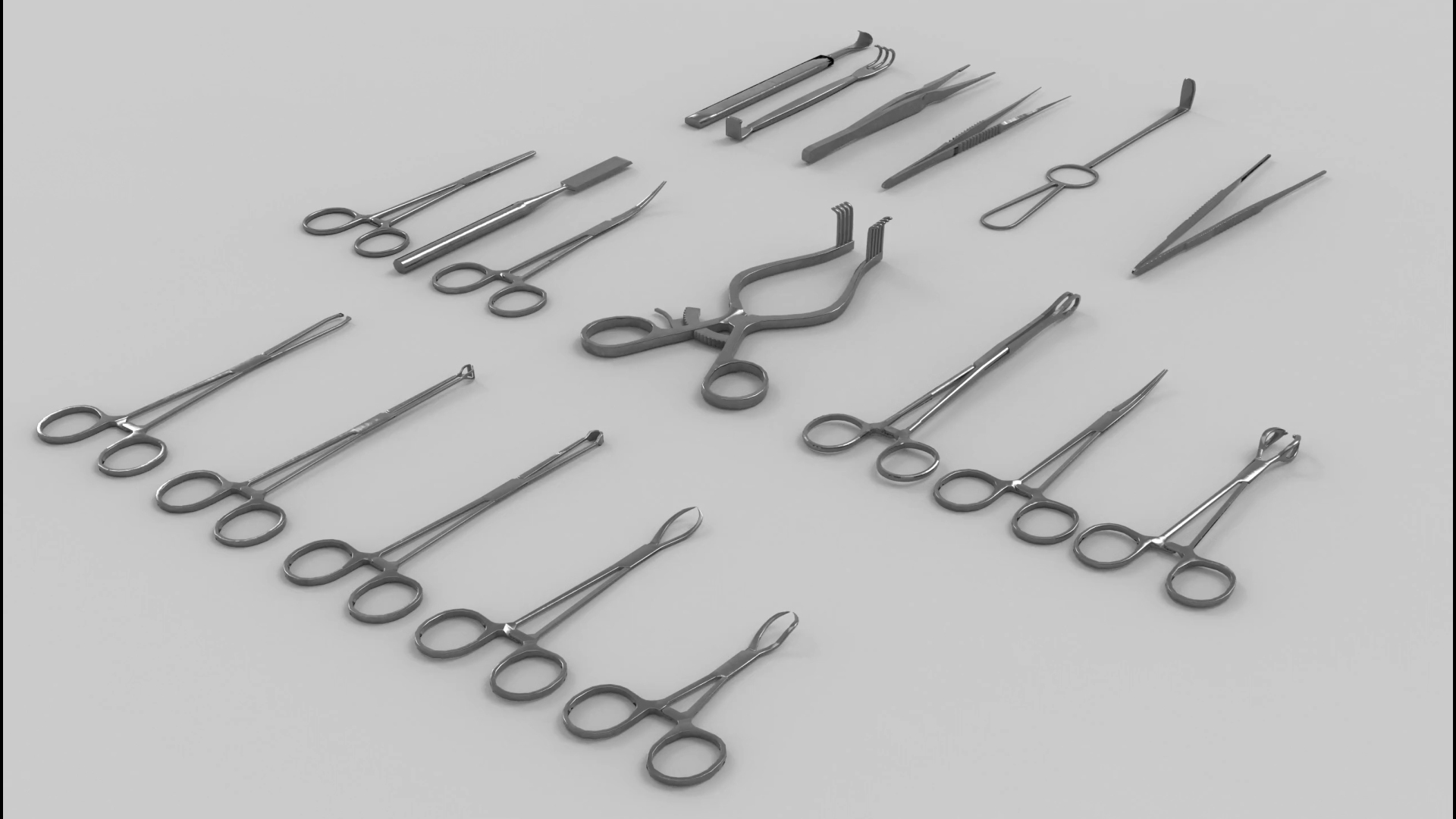 3D Surgical Equipment Forceps Model TurboSquid 2118972