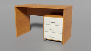 desk drawers 3D