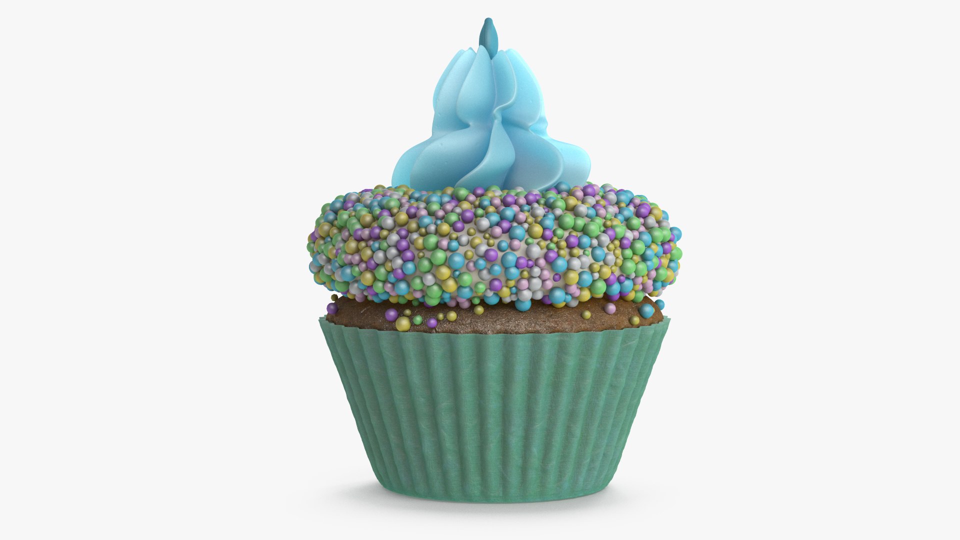 Cream Cupcake 3D Model - TurboSquid 2282349