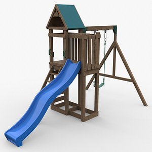 3D PBR Playground Jungle Gym 02