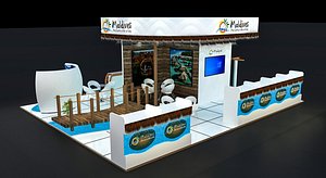 ISLAND EXHIBITION STAND 9 X 7 METER