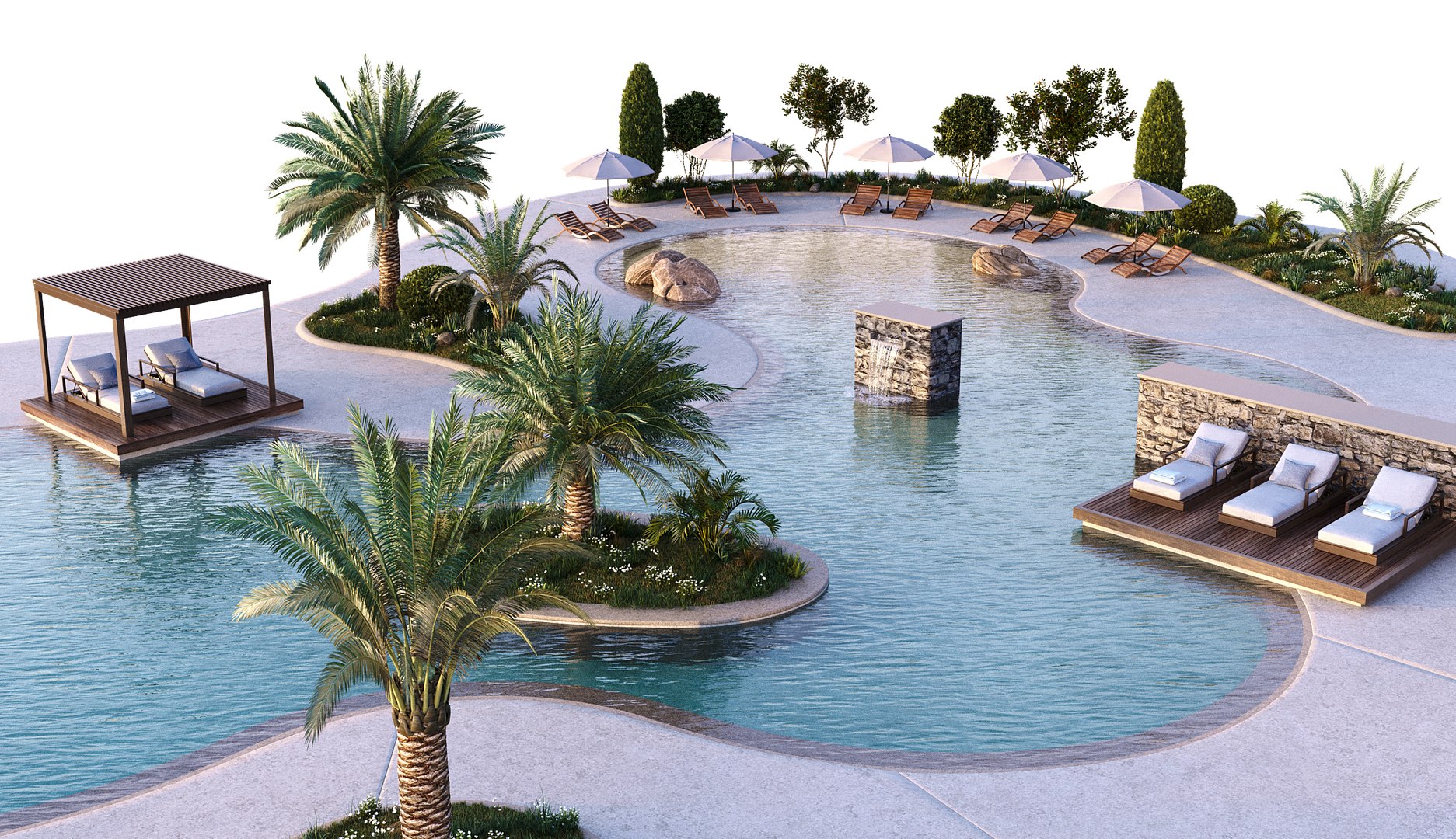Swimming Pool with Loungers Umbrellas and Plants 3D https://p.turbosquid.com/ts-thumb/6i/KJsARY/6Z/pool_8_01_interactivelightmix/jpg/1696279475/1920x1080/fit_q87/28f5c1745fff7724c6808bc281378427676a253b/pool_8_01_interactivelightmix.jpg