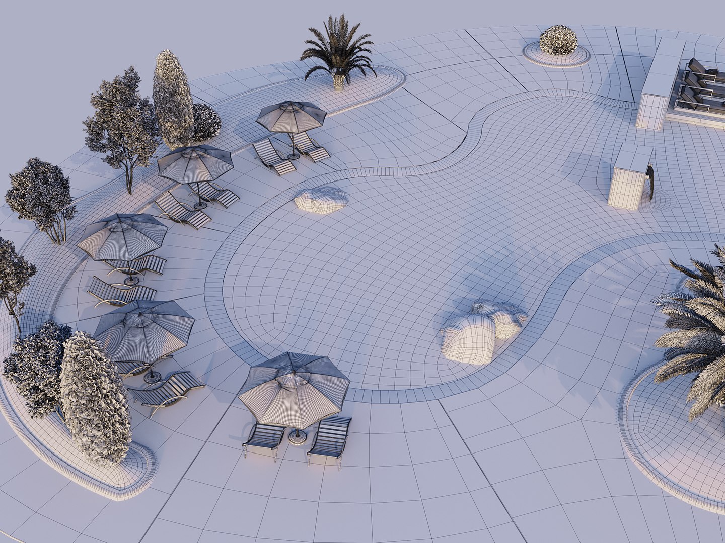 Swimming Pool with Loungers Umbrellas and Plants 3D https://p.turbosquid.com/ts-thumb/6i/KJsARY/DL/wire1_01/jpg/1696279459/1920x1080/fit_q87/48deaa7658ab92358f23204e505b37c19b3274b7/wire1_01.jpg