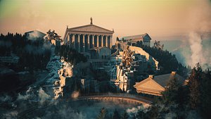 Roman Temple Temple Greek Mythology Norse Mythology Ragnarok