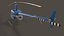 Robinson R22 Blue Static model