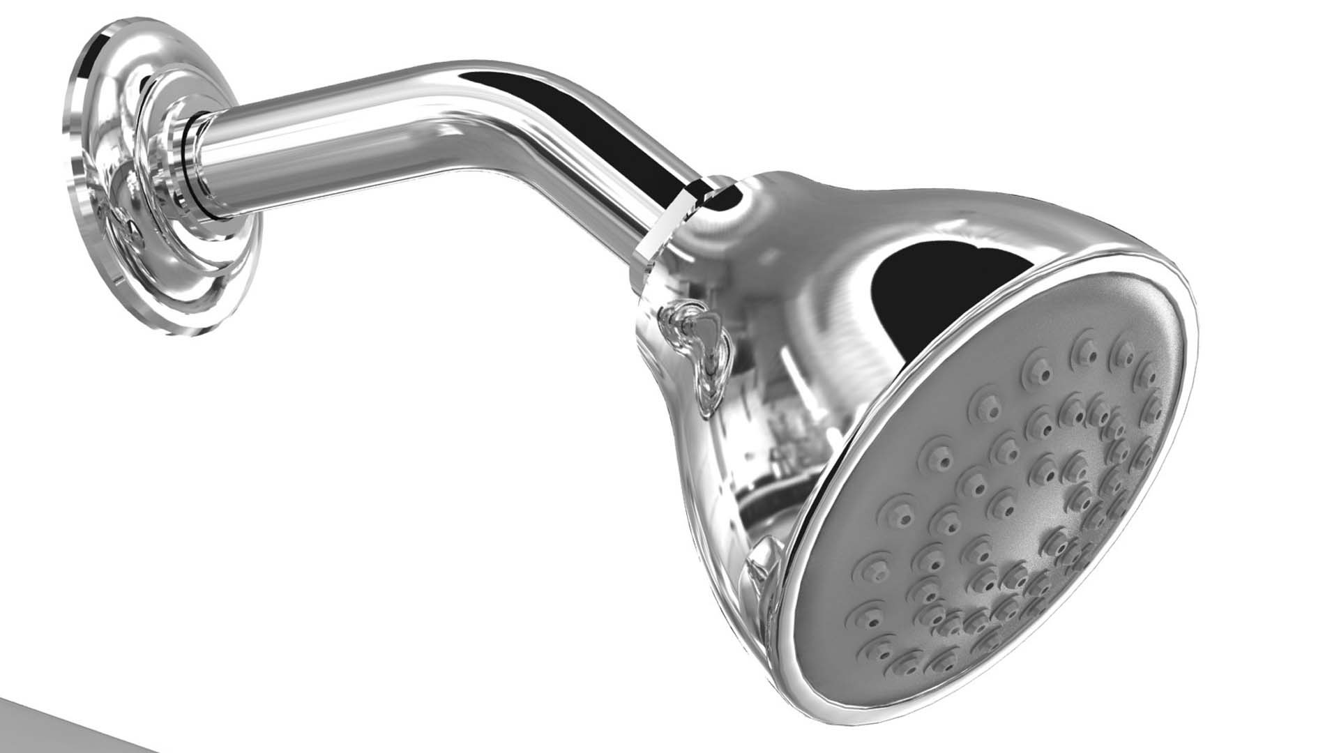 3D Moen Rizon Chrome Posi-Temp Eco Performance Tub Shower - TurboSquid ...