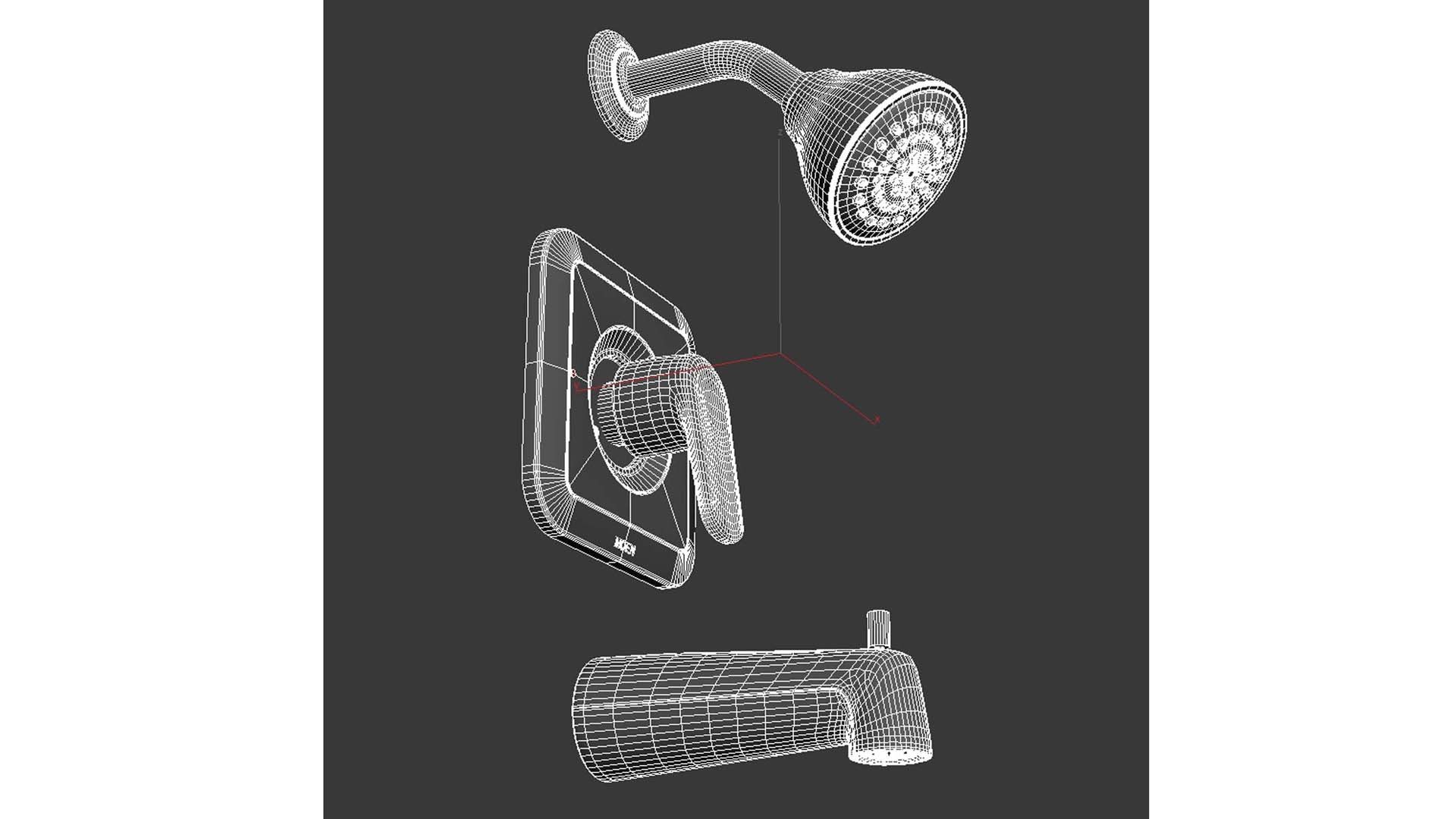 Moen Gibson cromo Posi-Temp con equilibrio de presión y rendimiento ecológico, solo parte exterior para ducha moderna, válvula requerida, T2902EP