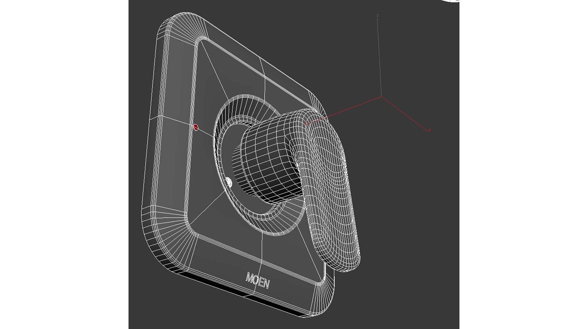 3D Moen Rizon Chrome Posi-Temp Eco Performance Tub Shower - TurboSquid ...