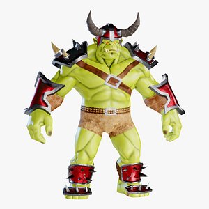 Orc berserker modular 3D model