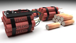 3D Dynamites Set model