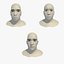 Modelo de colección de cabezas rígidas masculinas de 45 años