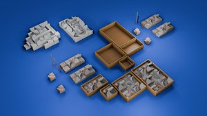 Modern Art Sculpture Concept Golf Creator Kit