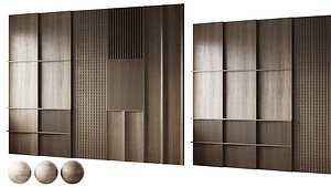 3D Wooden panels model