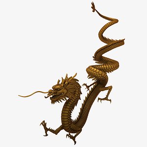 chinese dragon 3d max