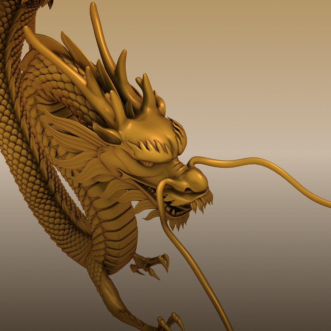 Chinese Dragon 3d Max