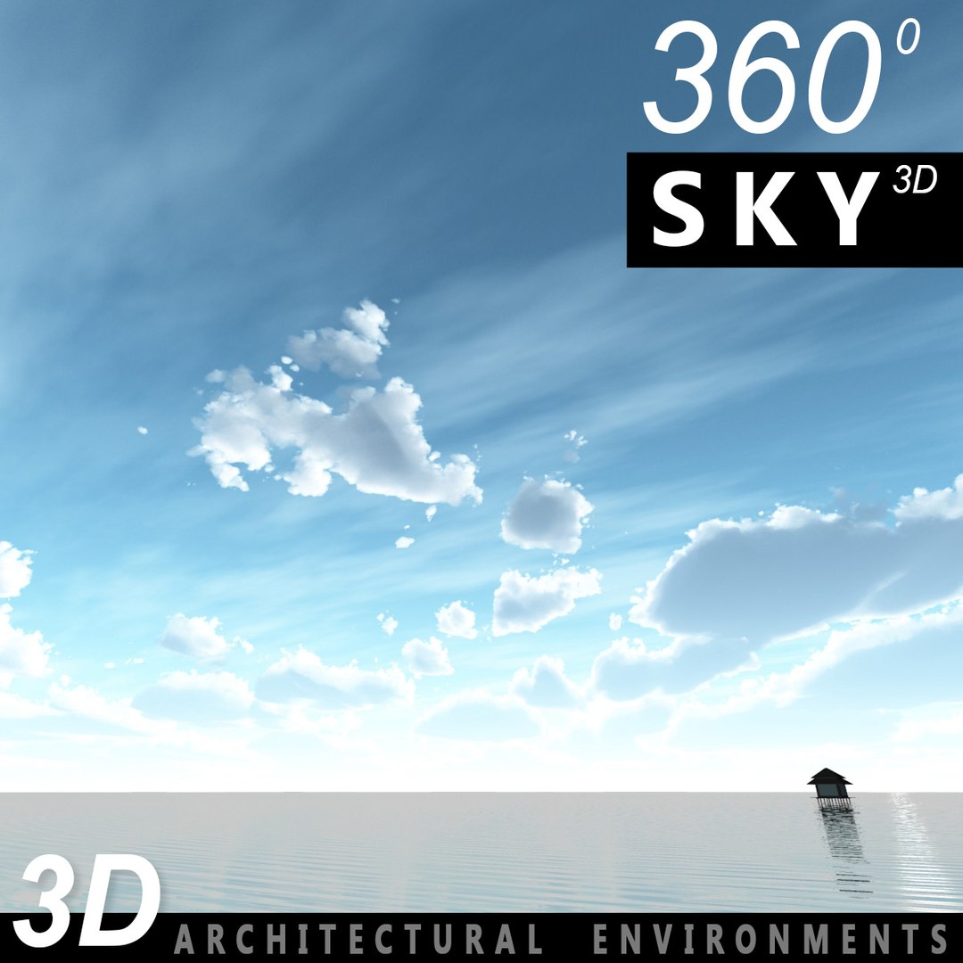 sky clouds 3d 3ds