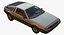 3d model dmc delorean polys