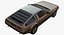 3d model dmc delorean polys