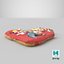 Christmas Cookie 04 Bitten 3D model