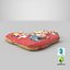 Christmas Cookie 04 Bitten 3D model