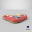 Christmas Cookie 04 Bitten 3D model