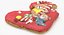Christmas Cookie 04 Bitten 3D model