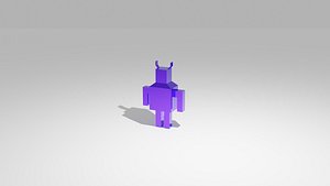 3D model simple Elvil Robot