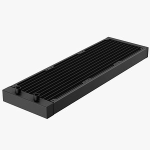 Liquid Cooling Radiators 360 mm 3D model