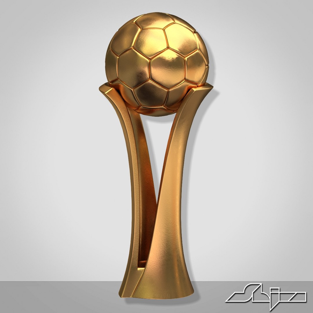 3d model football award cup