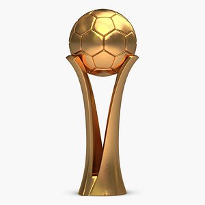 3d model football award cup