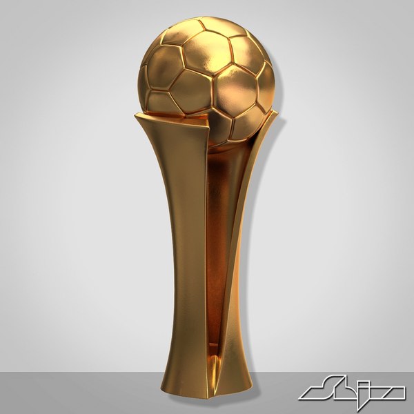 3d model football award cup