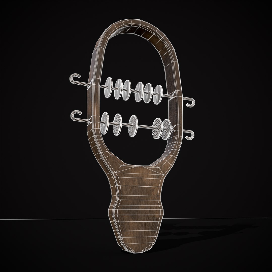 Small Wooden Baby Rattle 3D model - TurboSquid 2052882