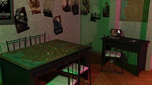 3D room witcher