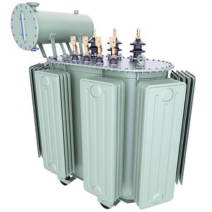 3D model transformer electric soviet