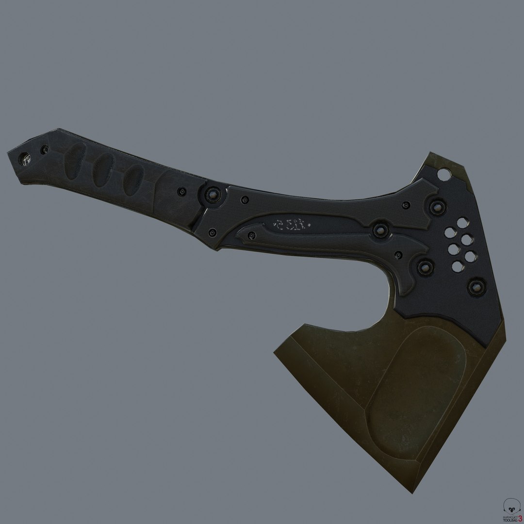 3D Tactical Ax - TurboSquid 1210342
