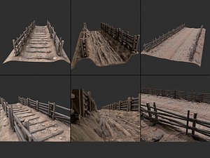 3D Village Road Collection