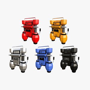3D 05 Jetpack Low Poly G Collection - SciFi Character Design model
