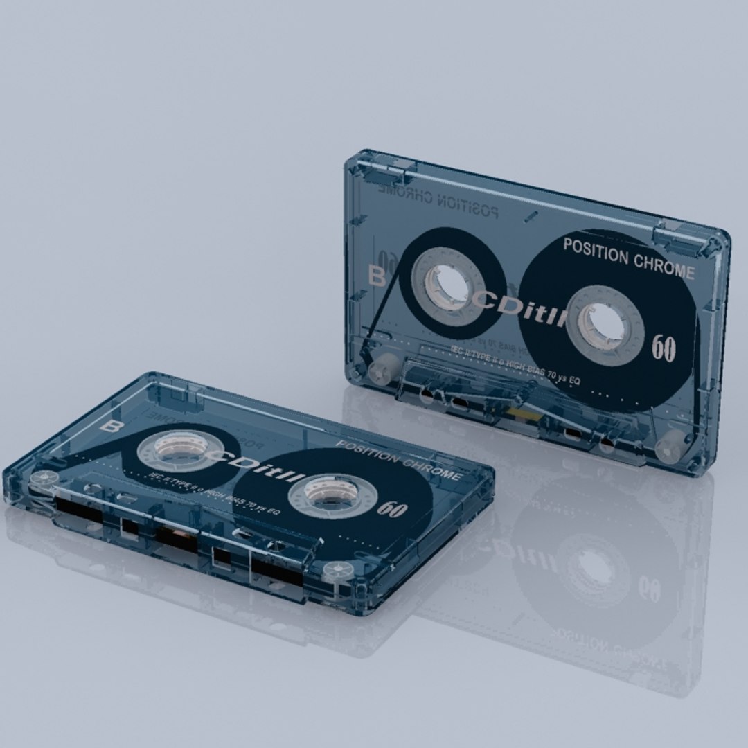 Music Cassette 3d Model