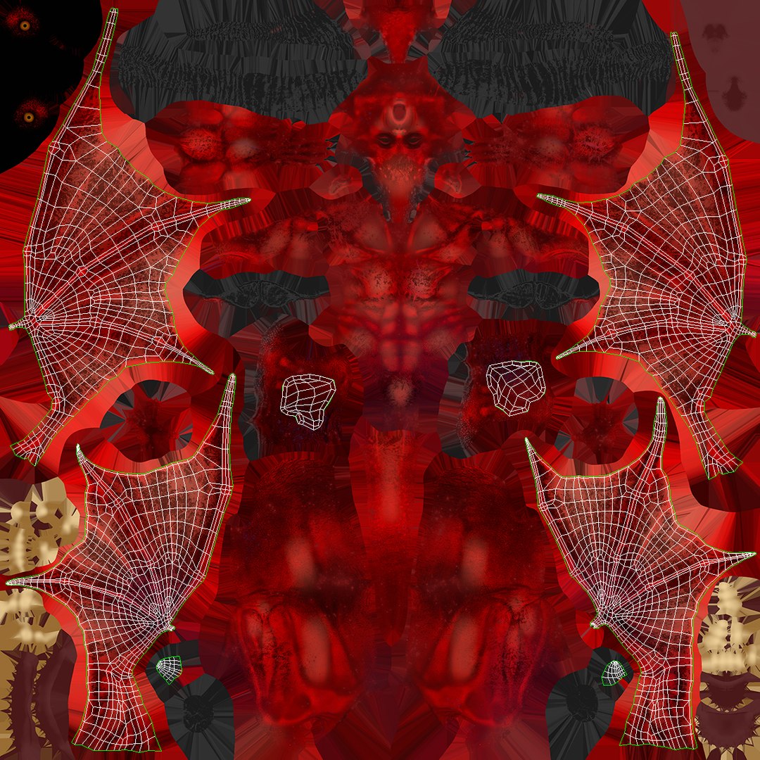 Devil Wings 3D Model - TurboSquid 1942254
