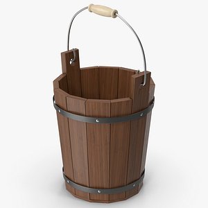 Dark Wood Bucket