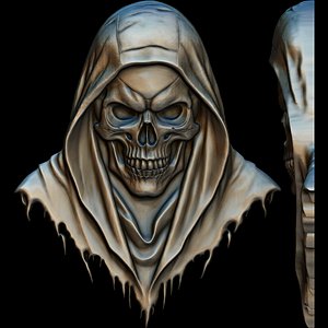 SKULL OF THE DEATHBRINGER 3D MODEL PRINT 3D model