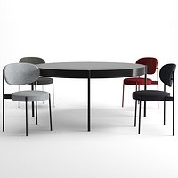 SERIES 430 CHAIR and TABLE by VERPAN 3D model