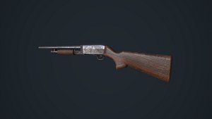 3D model shotgun games
