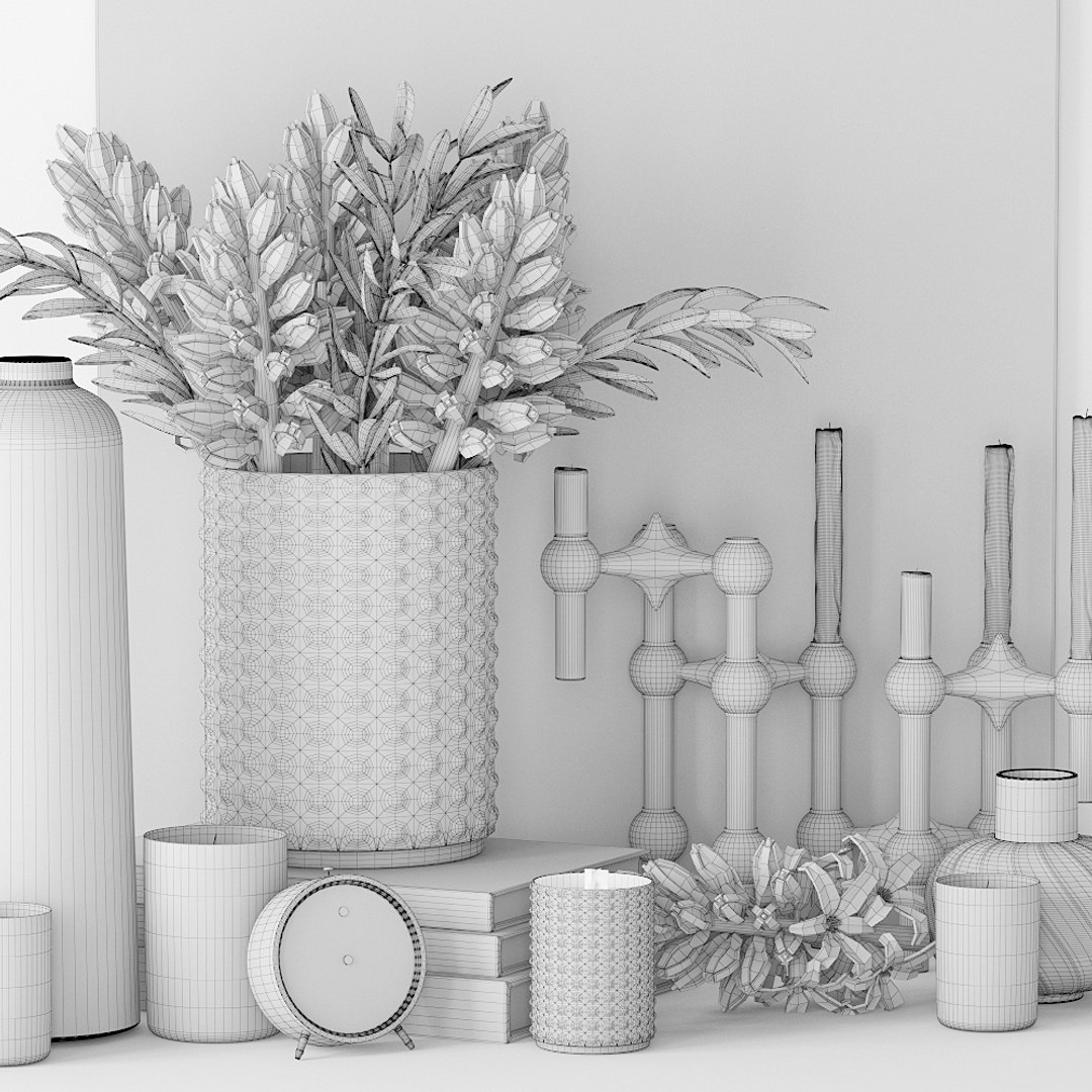 3D Decorative set model - TurboSquid 1736730