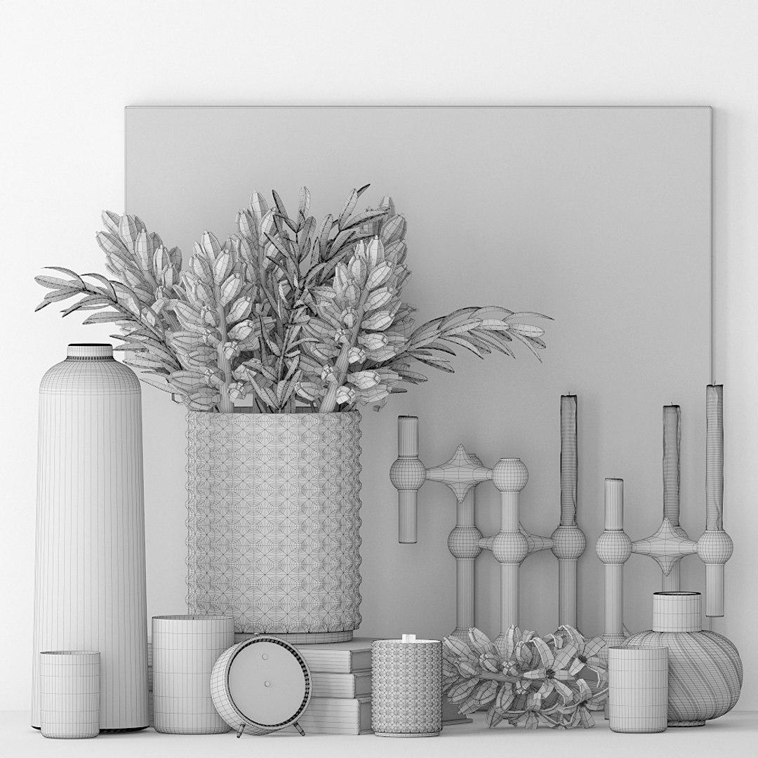 3D Decorative set model - TurboSquid 1736730