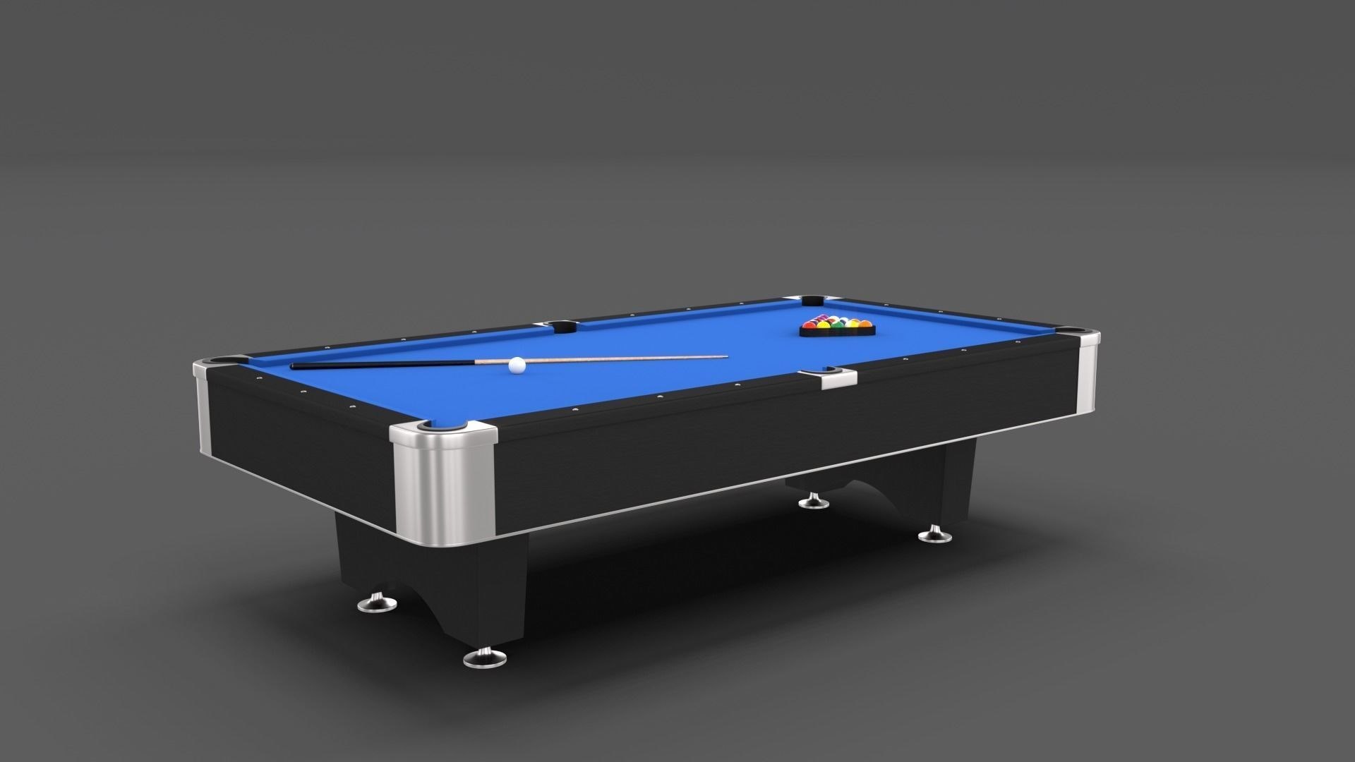 3D 8 Ball Pool Table TurboSquid 1237485